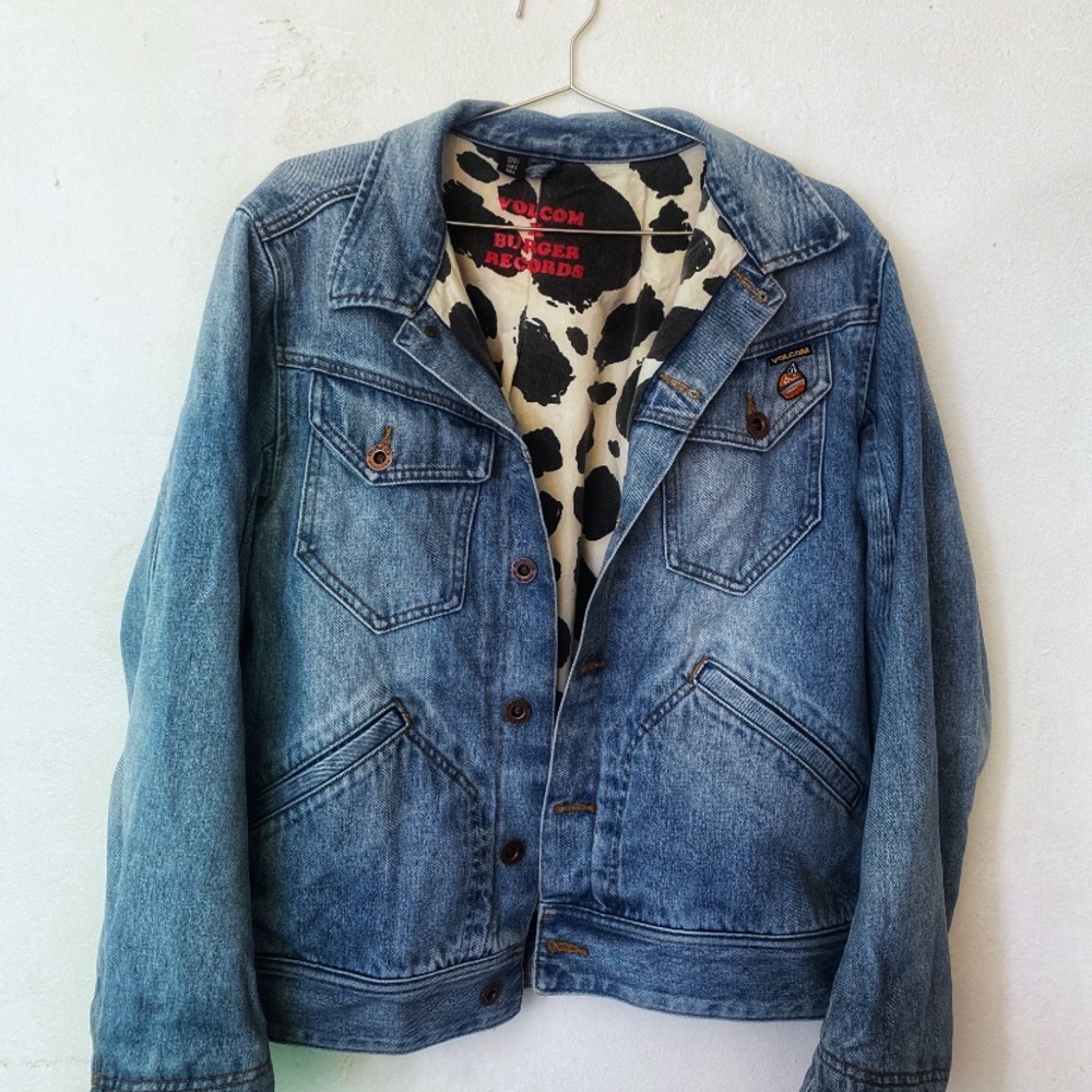 Volcom x Burger Records 🍔 jean jacket